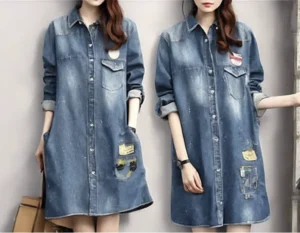 Zilcremo Denim Shirt Dress Review