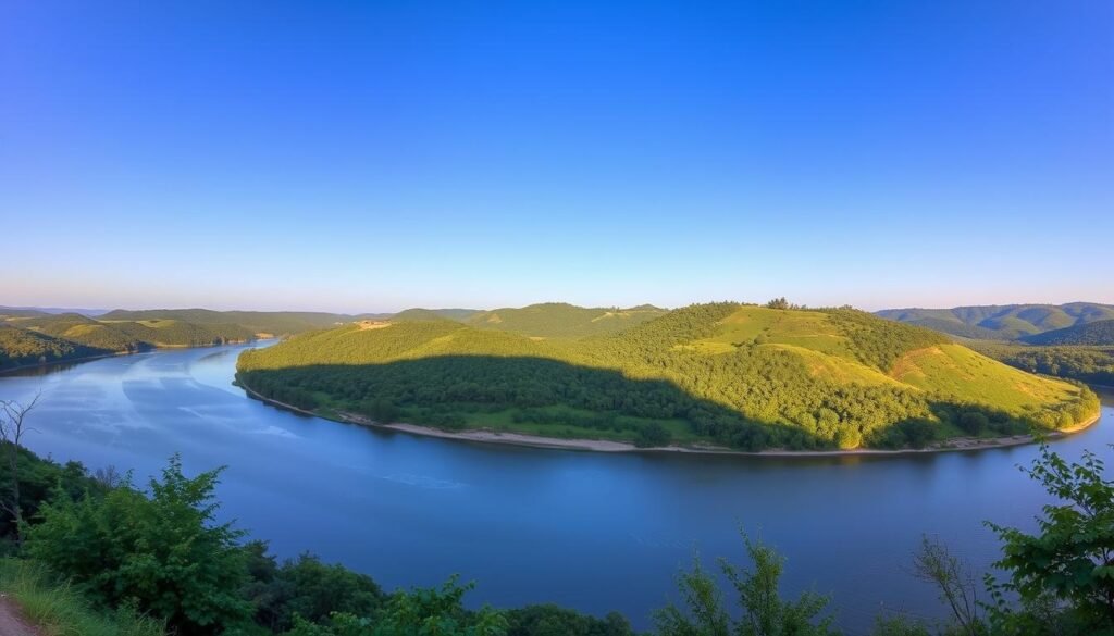 Generate a serene landscape with Adobe Express AI Photo Generator