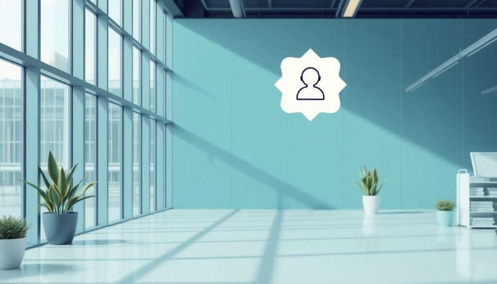 Generate an image of a business using BotStar to create a no-code chatbot for customer engagement and lead generation.