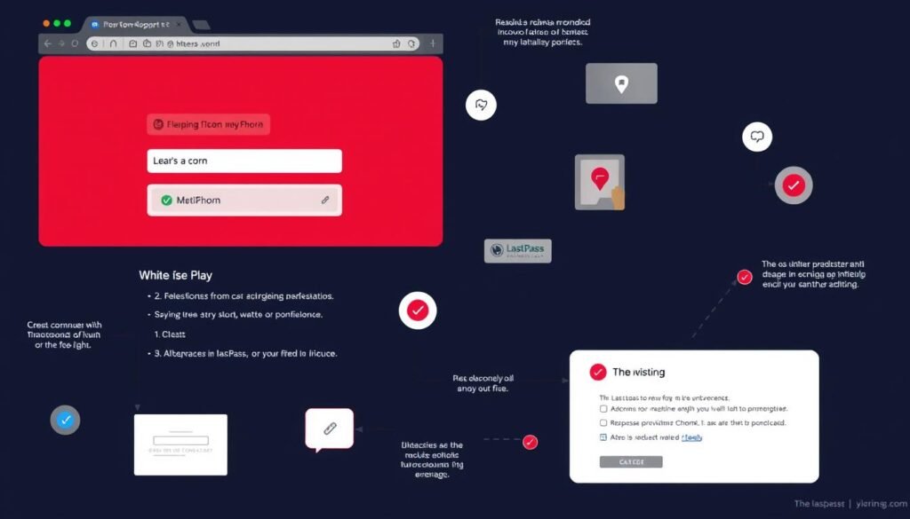 Generate an image of the LastPass Chrome extension interface.