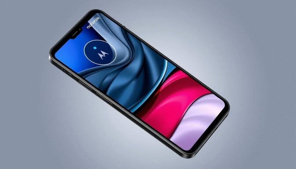 Generate an image of the Motorola Moto G Power 5G (2024) showcasing its large display and sleek design.