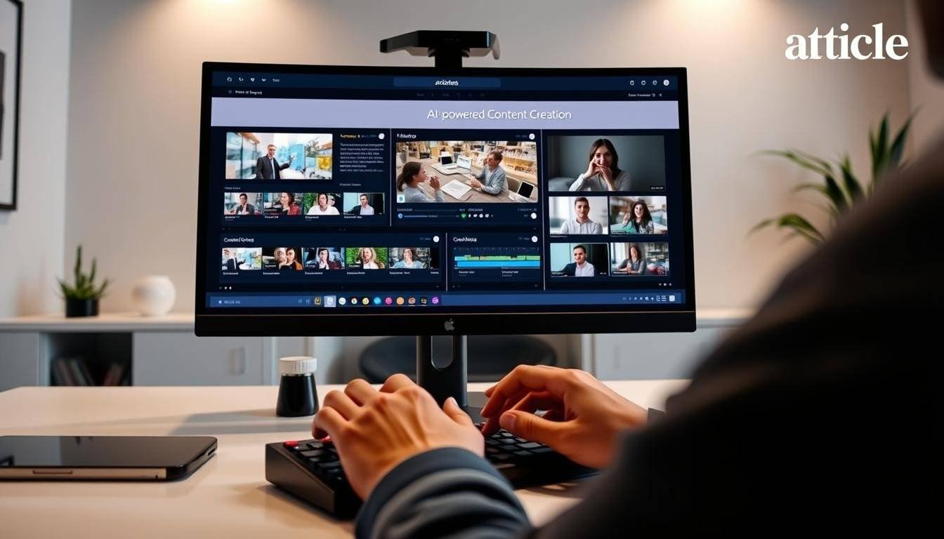 how to turn blog into YouTube video with AI