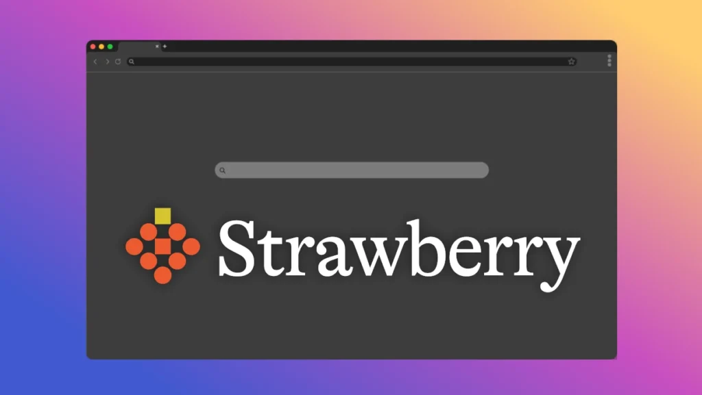 Strawberry aqentic Browser intro.webp