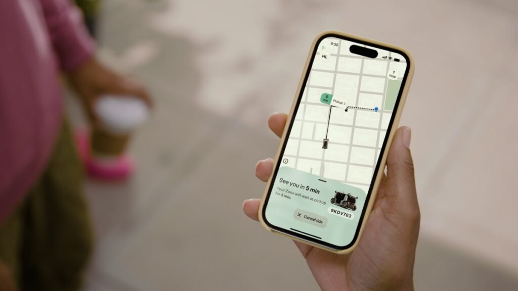 Zoox Robotaxi Pickup