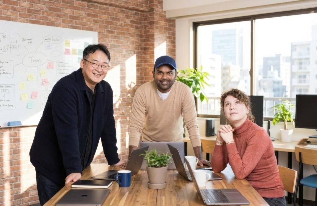 Former Googlers search to captivate children with an AI-powered studying app 1769281846 Sparkli founders L to R Mynseok Kang Lax Poojary and Lucie Marchand