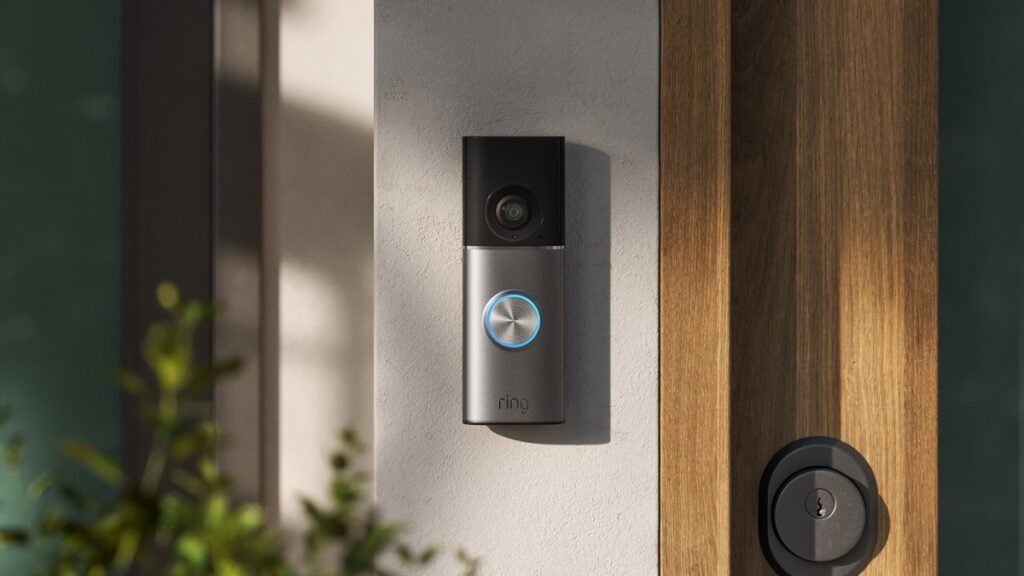 Amazon’s Ring doorbells get fireplace alerts, an app retailer and new sensors 20250714 lifestyle wireddoorbellprogen3 sn frontdoor RGB