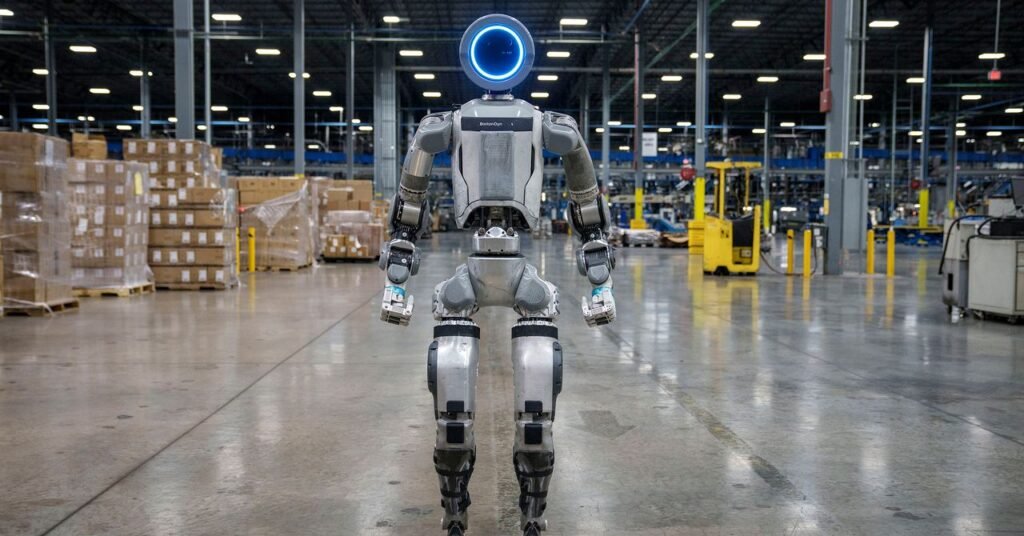 Googles AI Taking Control of Humanoids On Auto Factory Floor Business YT Pre Launch Thumbnail