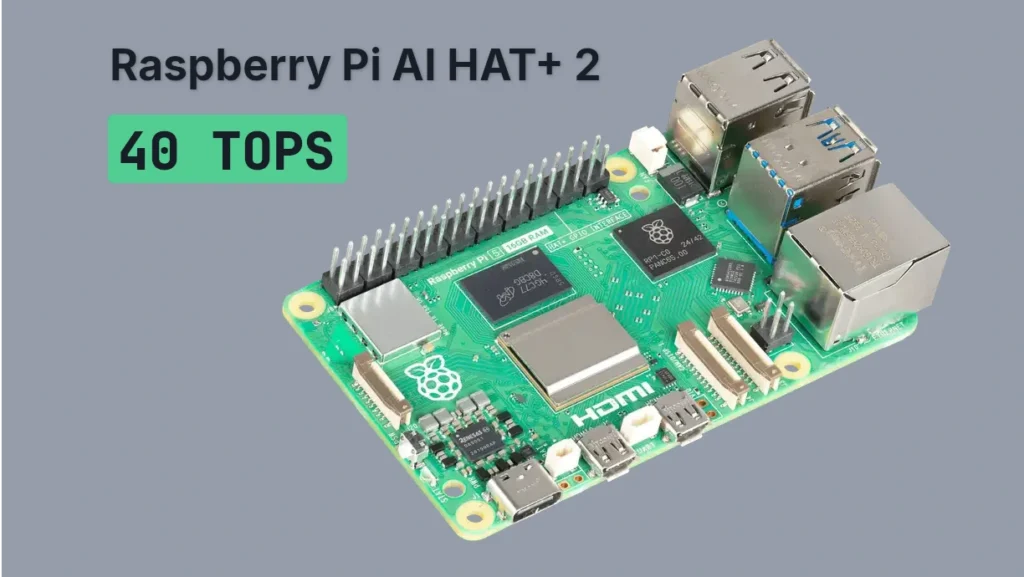 Raspberry Pi 5 får en uppgradering med nya AI HAT+ 2 Raspberry Pi 5 AI HAT2.webp