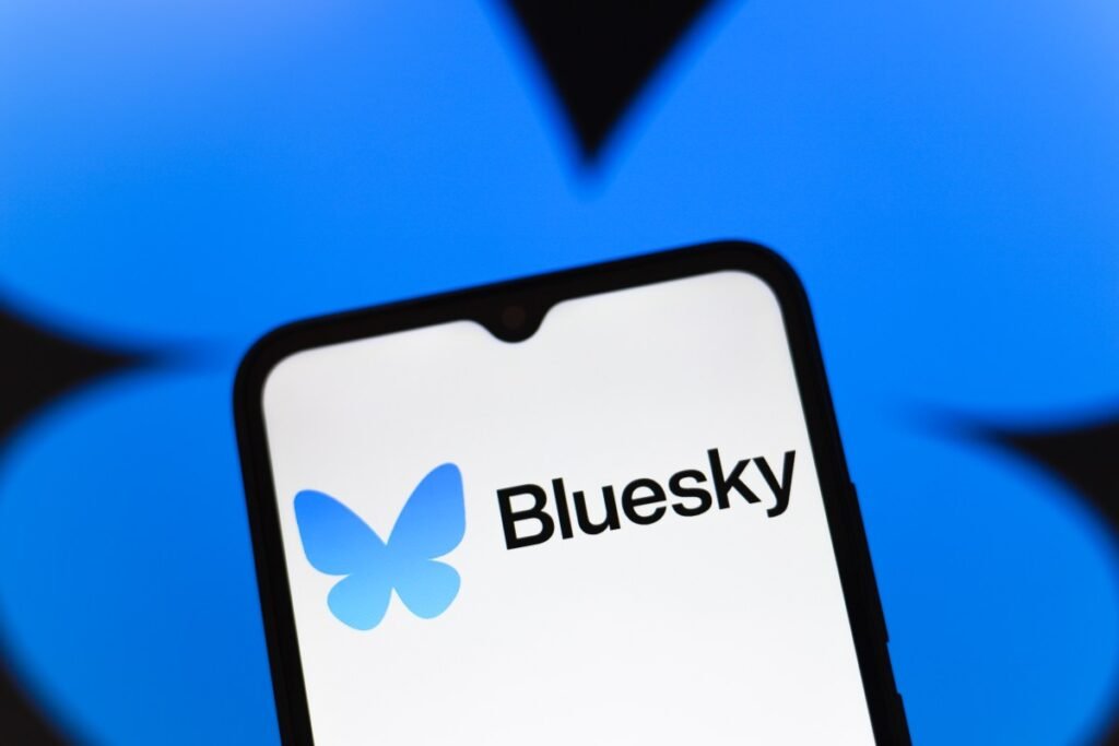 Bluesky rolls out cashtags and LIVE badges amid a lift in app installs bluesky GettyImages 2185142051