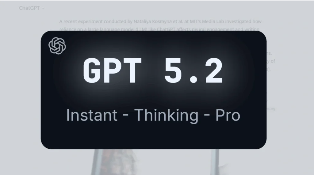 OpenAI lanserar GPT-5.2 med bättre kontextförståelse chatgpt 5.2.webp