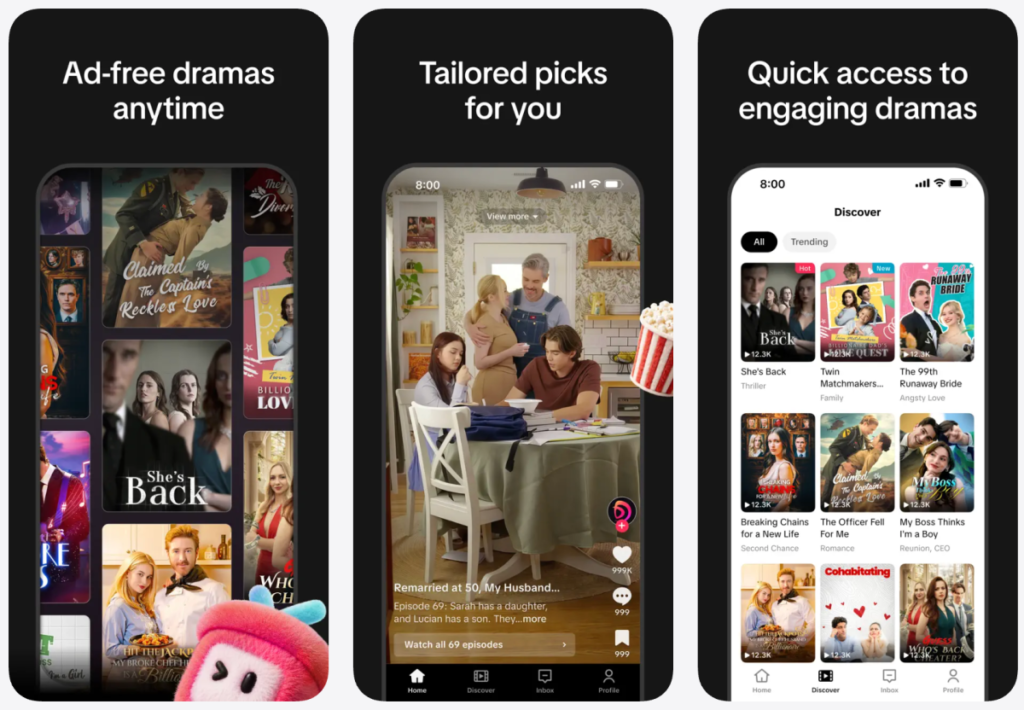 TikTok quietly launches a micro drama app known as ‘PineDrama’ pinedrama