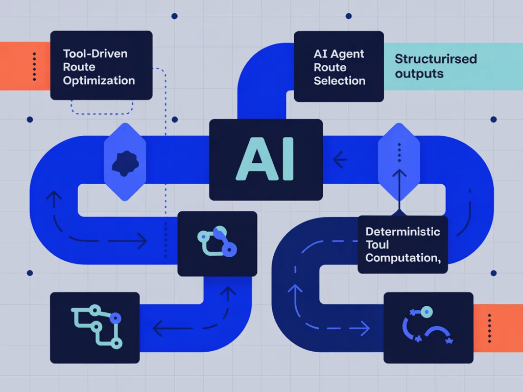 The right way to Design an Agentic Workflow for Instrument-Pushed Route Optimization with Deterministic Computation and Structured Outputs a clean professional infographic diagram ayMDoshWQGGcBYBfTg9pYA xflYCRsqTFOobwANKXe5BQ hd