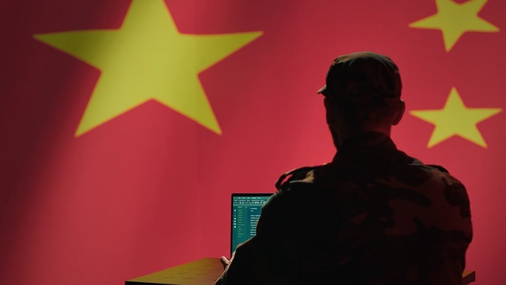 china hacker computer flag