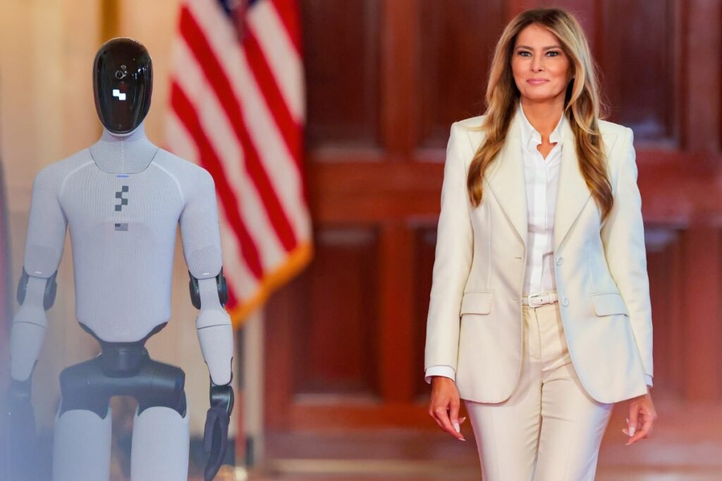 Melania Trump desires a robotic to homeschool your baby GettyImages 2268315984
