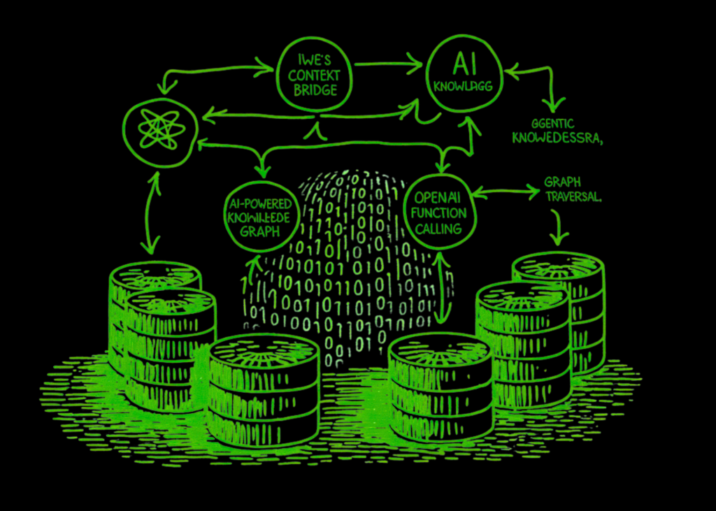 An Implementation of IWE’s Context Bridge as an AI-Powered Information Graph with Agentic RAG, OpenAI Perform Calling, and Graph Traversal blog 12