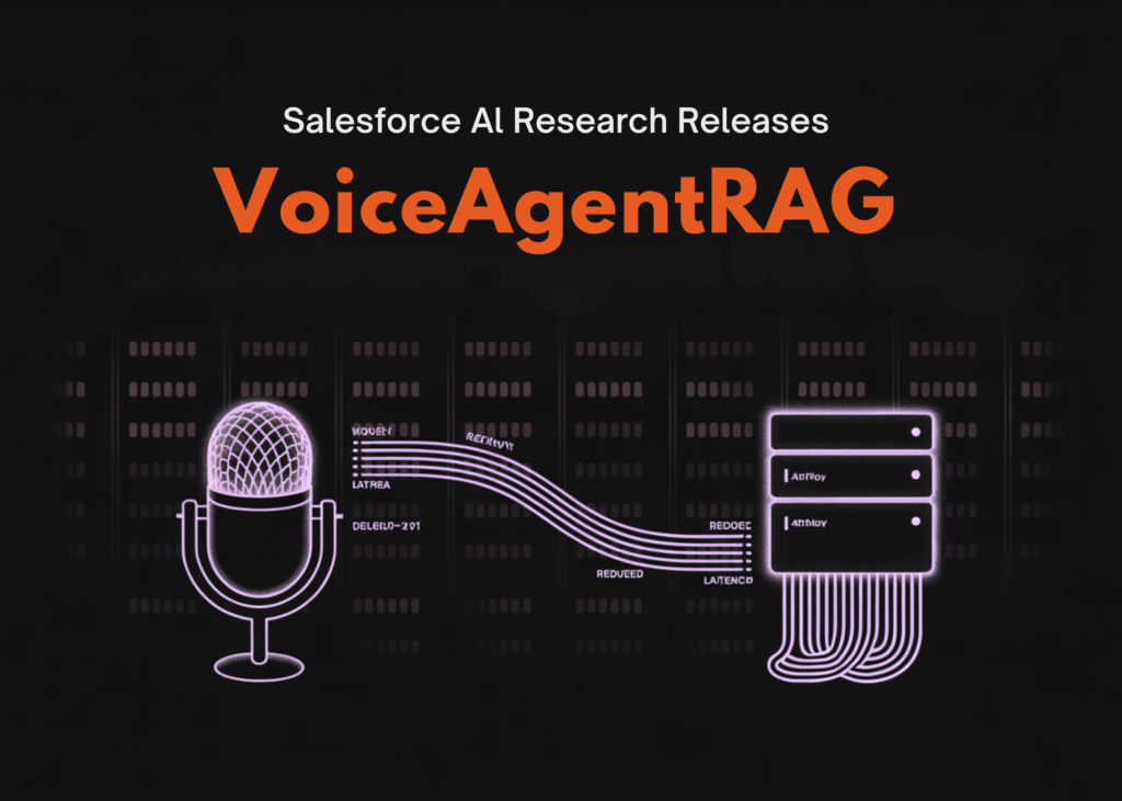 Salesforce AI Analysis Releases VoiceAgentRAG: A Twin-Agent Reminiscence Router that Cuts Voice RAG Retrieval Latency by 316x blog 19