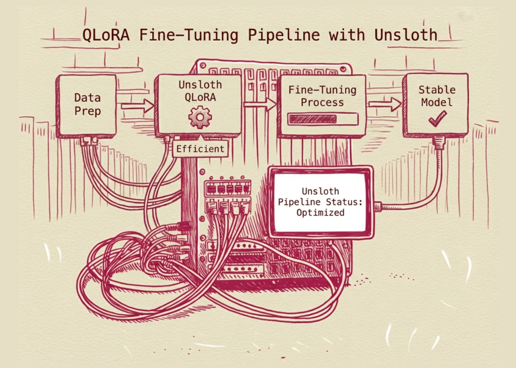 Find out how to Construct a Steady and Environment friendly QLoRA Effective-Tuning Pipeline Utilizing Unsloth for Giant Language Fashions blog banner23 10