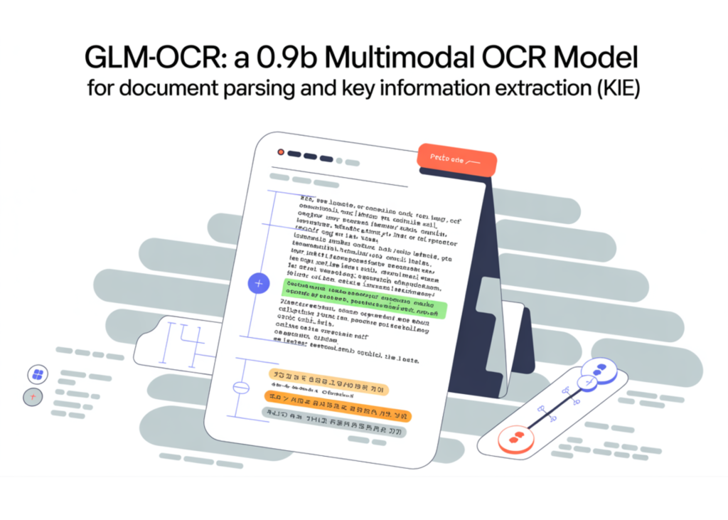 Zhipu AI Introduces GLM-OCR: A 0.9B Multimodal OCR Mannequin for Doc Parsing and Key Data Extraction (KIE) blog banner23 44