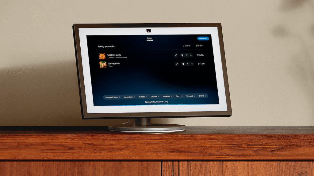 Alexa+ will get new meals ordering experiences with Uber Eats and Grubhub food order cart echo show amazon news nb 033126