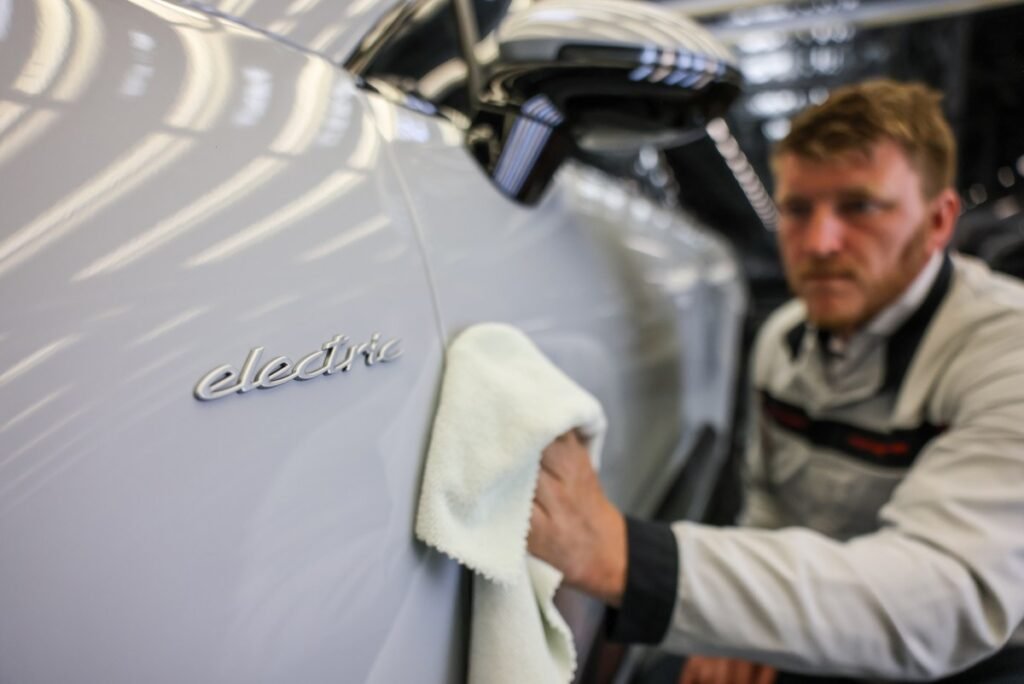 Porsche electric macan Getty