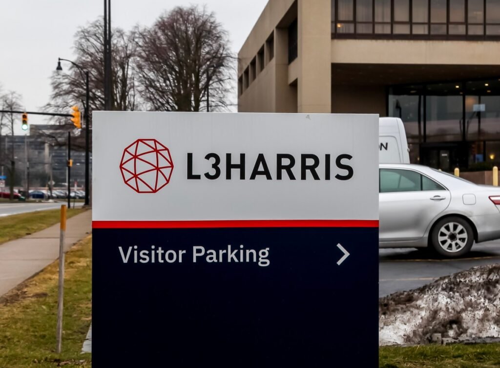 l3harris logo parking